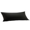 Bolster Pillow Case 19"x 54" (48.3cm x 137cm) (Black)