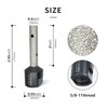 BTBLBITS Diamond Finger Bit Diamond Milling Bits 3/8" (10mm) for