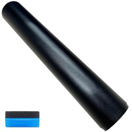 LZLRUN Rollo de Vinilo Negro Mate Esmerilado para liberación de Aire, calcomanía de Bricolaje para Coche, vehículo, Morotcycle Autoadhesivo, 30cm x 100cm