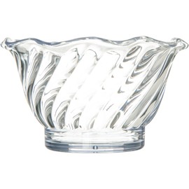 Carlisle FoodService Products Plastic Dessert Dish, 5 Ounces, Clear (Pack of 24)