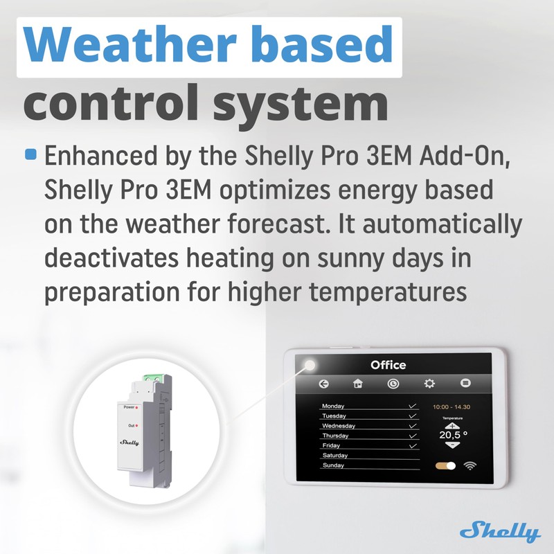 Shelly Pro 3EM Switch Add-On | Add-On for Shelly Pro