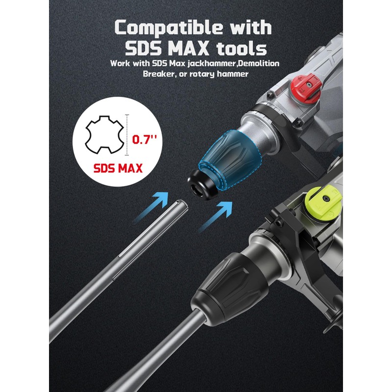 AZUNO SDS Max Chisel 6" x 15" – Wide Thinset