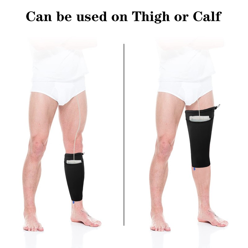 Catheter Leg Bag Holder,Polyester Fabric Catheter Sleeves Urine Leg Bag