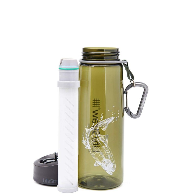 LifeStraw Drinking Bottle 0.7 L Plastic 006-6002138 2-Stage Fish Dark