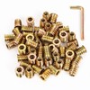 M6-1.0 x 15mm Threaded Insert for Wood Furniture Screw in