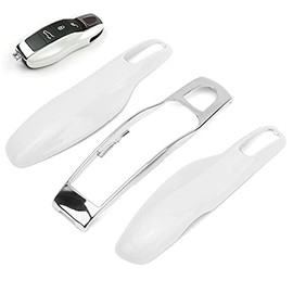 Funda Protectora Ligera para Llave Remota, Funda Protectora para Llave de Coche a Distancia, Compatible para Modelo 92A 970 981 ( Perla + Carcasa Cent