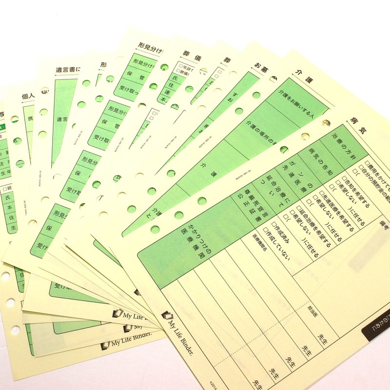 Raymay Fujii MLR561 My Life Binder Refill for Additional B