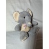 Weighted stuffed animal, elephant plush with 3-4 lbs, Bubbles, purple