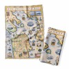 Xplorer Maps San Francisco Bay Map Decorative Flour Sack Kitchen