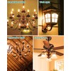 LUTW E12 B11 Candelabra LED Light Bulbs, 40W Eqv, 2700K,