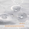 WELTRXE Shower Curtain Liner with Magnets, Shower Curtains Waterproof for
