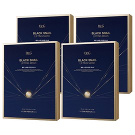 Dr. G Black Snail Lifting Mask, 5 packs, 4 pieces / 닥터지 블랙 스네일 리프팅 마스크, 5개입, 4개