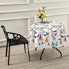 Christmas Tablecloths Christmas Gnome Decoration Seamless Tablecloth for Round Tables,