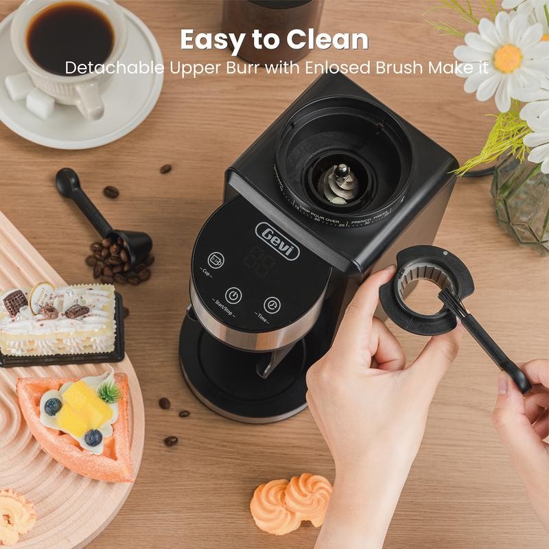 Gevi Electric Coffee Grinder | 35 Grind Settings | Conical