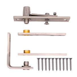 Pivot Hinge for Doors Heavy Duty Concealed 360 Degree Rotation Stainless Steel 2Pcs 130 x 25mm