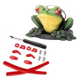 Acefrog Replacement Rubber Kits for Oakley Juliet Sunglasses, red