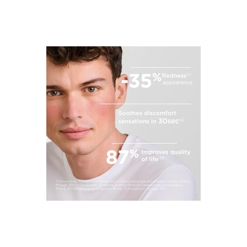 BIODERMA, Tratamiento Facial, Sensibio AR+, Cuidado Dermatológico para Rosácea, Calma