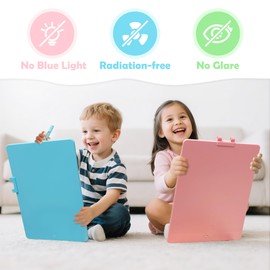 10 Inch LCD Writing Tablet Toy for 3 4 5 6 7 8 Year Olds - Erasable Electronic Drawing Pad and Doodle Board as Montessori Educational - Kids Christmas and Birthday Gifts for Girls and Boys Toy (Blue)