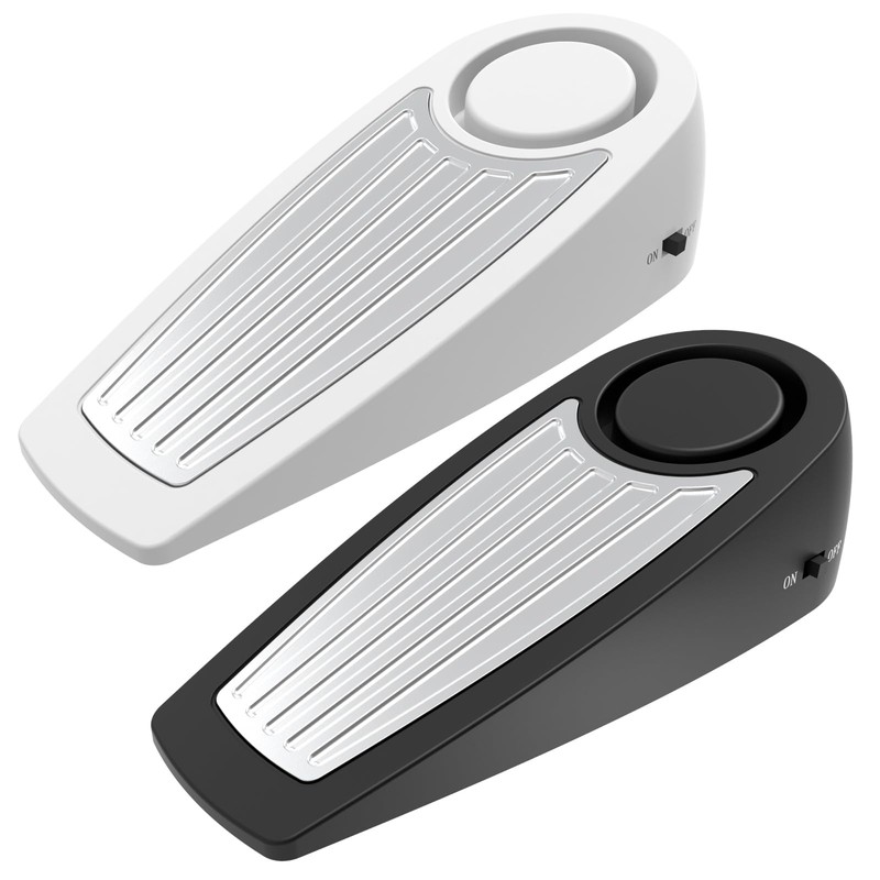 Lancoon 3 Pack Door Stop Alarm 130dB for Home Security