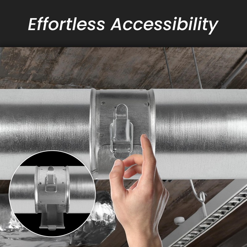 4" Inch Inline Round Duct Filter - G4 Class Filter