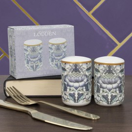 lesser and pavey LP95153 Ceramic Salt and Pepper Shaker Set | Lodden design | Set of 2 Condiment Dispenser, Multicolor