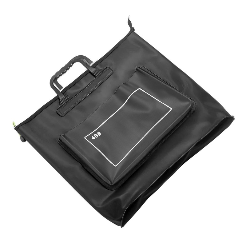 Folding Fish Bucket 48L EVA Thicken Waterproof Anti Leakage Zippered