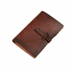 BazingaLife Personal Notebook, Genuine Leather Notebook, A6 Size, Leather Notepad, Card Storage, Business Office Supplies, Graduation Favors, Retirement, Job Hunting, Promotion, Celebration, Present,