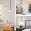 Brushed Nickel Pendant Lights Set of 2, Pendant Lights Kitchen