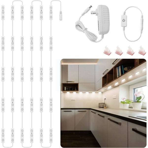 Unbranded Flexible Jewelry Showcase Lights Kit, 14FT Adhesive Led Light
