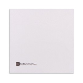 Luxenap 15.75 Inch Decorative Napkins, 25 Soft Cloth Like Dinner Napkins - Absorbant, Linen Feel, Pure White Paper Disposable Guest Napkins, For Weddings And Parties, Pre-folded - Restaurantware