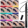 Matte Eyeliner Set, 13 Pieces, 12 Colours, Eyeliner Make-Up Set,
