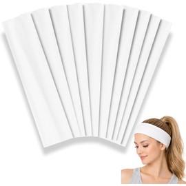 Styla - Diademas elásticas para el Cabello para Mujer, Paquete de 10 Diademas Antideslizantes Ideales para SPA, Deportes, Yoga, Pilates, Correr, Gimnasio, Entrenamiento