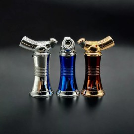 Scorch Torch 61446 45 Degree Adjustable flame Smooth Press Down Torch Lighter - Random Color