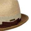 Stetson Contrast Brim Player Toyo Straw Hat - Two-Tone Hat
