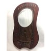Lyre Harp 10 String Solid Wood Handmade Dragon Carved