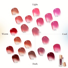 Laka Fruity Glam Tint #121 Ash Nuts Lip Color, Genuine Japanese Product