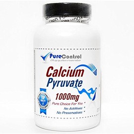 Calcium Pyruvate 1000mg // 200 Capsules // Pure // by PureControl Supplements
