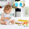 TINOTEEN Toddler Matching Toys Easter Egg Color Shape Learning Educational