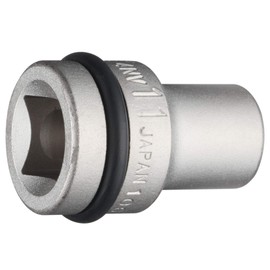 Tone HP4NV-11 Impact Socket 0.5 inch (12.7 mm) (1/2 mm), Double Side Width 0.4 inches (11 mm)