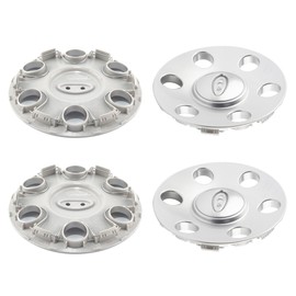 DewFlew 4Pcs Wheel Center Cap for 2009-2014 F150 2010-2014 Expedition Wheel Rim 181.6mm(7.15in) Silver Hub Cap Wheel Cover