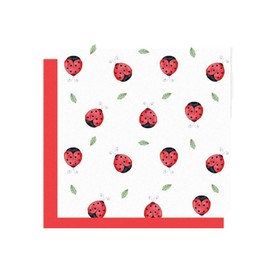 Ladybug Greeting Card 7 x 7 cm