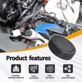 LoloWheat Black Engine Coolant Overflow Reservoir Tank Cap Compatible with Infiniti EX35 FX37 EX37 G35 Q70 QX50 G25 G37 2003-2017 for Nissan Murano Rogue Versa Quest Replace 21712-79900 AM-4118851190