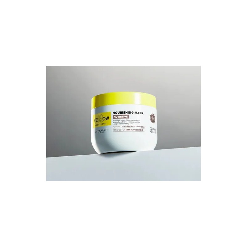 Mascara Nutritiva Argan & Coco Yellow 500ml Cabello Seco