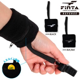 FINTA Soccer Futsal Referee Wristband FT3518 (0505) Black x Black