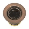 Westbrass Junior Basket Style Bar Sink Strainer, Antique Copper, D218-11