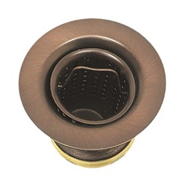 Westbrass Junior Basket Style Bar Sink Strainer, Antique Copper, D218-11