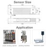 100kg Weight Sensor,Load Sensor Electronic Load Cell High Precision for
