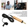 3.5mm Wired Lavalier Microphone 16.4ft Cable Portable Omnidirectional Condenser Clip