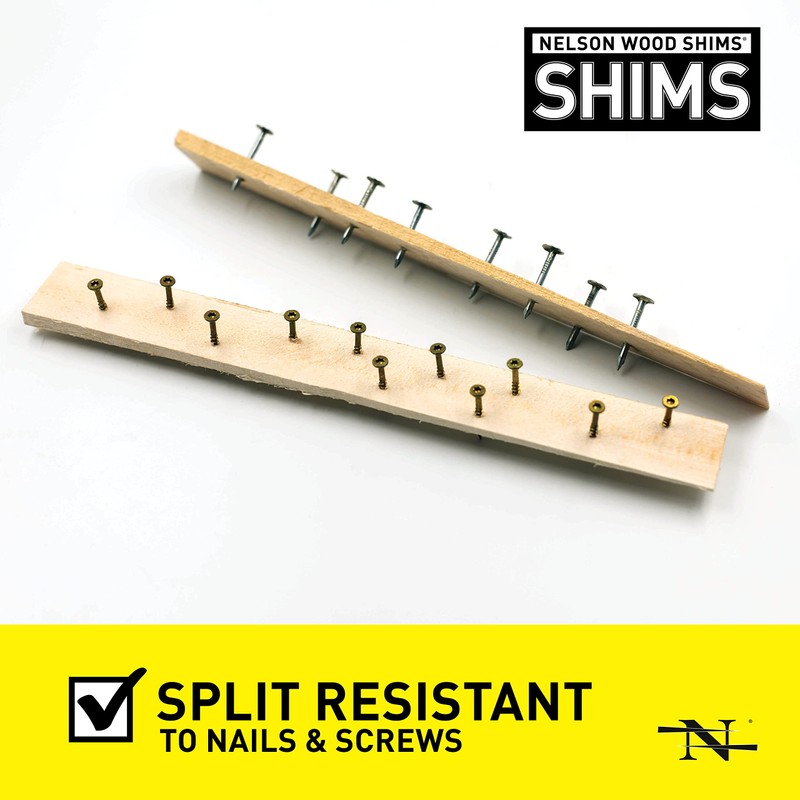Nelson Wood Shims – Leveling Wedge Professional Contractor DIY Bulk