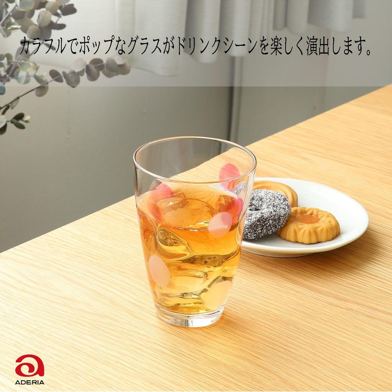 Polka Dot gurasu Tumbler M